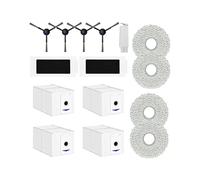 ricambio Spazzola laterale, filtro HEPA, panno for mocio, sacchetto for la polvere, compatibile con Yeedi M12 Ultra Plus / M12 PRO+, ricambio for aspirapolvere robot.