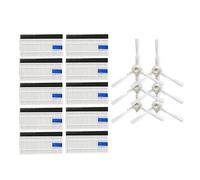 ricambio Spazzola principale, spazzola laterale, filtro Hepa, compatibile con Tefal Rowenta X-plorer Serie 75 RG7687 RR7687WH, parti di ricambio for aspirapolvere robot(SET 03)