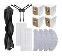 ricambio Spazzola principale, spazzola laterale, filtro, panno for il lavaggio, sacchetto for la polvere, compatibile con TP-Link Tapo RV20 Max Plus / RV30 Max Plus, robot aspirapolvere