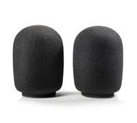 Ricambio spesso RK345B SM7dB microfono antivento per Shure SM7dB microfono vocale dinamico con preamplificatore integrato per streaming, podcast e registrazione, nero, confezione da 2