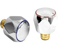 Ricambio Standard Caldo E Freddo 1/2 '' Teste Cromato Rosso E Blu Top Venduto in