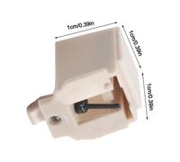 Ricambio stilo per AudioTechnica ATN3600L + spazzola per un suono migliorato