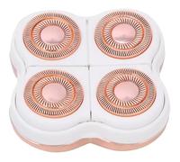 Ricambio Testina per Flawless Rasoio Elettrico per Gambe | Testina di Ricambio 4 Lame per Finishing Touch Flawless Depilatore | Oro Rosa