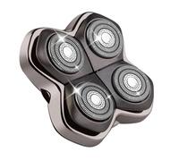 Ricambio Testina per Rasoio con 4 Lame da Rasatura per Cura Testa Calva compatibile con Skull Shavers Pitbull, Butterfly Kiss Professional, Palm