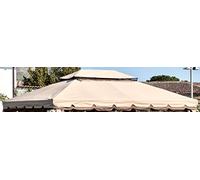 Top Di Ricambio Telo Superiore Per Gazebo Con Air Vent Sfiato 3x4 Impermeabile