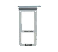 Ricambio Try Vassoio porta scheda Sim + alloggio Memoria Micro Sd COMPATIBILE per Samsung Galaxy A320 A3 2017 BLU