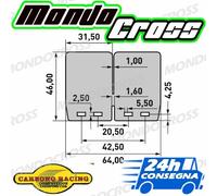 Ricambio v-force4 lamelle carbonio CARBONO BETA RR 250 2015 (15)