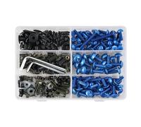 Ricambio viti per carene moto Per 1200 T595 600 650 675 900 955i Daytona 675R 223 pezzi Bulloni per carenatura parabrezza Clip di fissaggio Viti per carrozzeria(Blue)