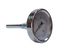 Ricambistufeapellet Termometro per forni con bulbo lineare Temperature rilevate: 0-500° C
