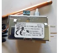 Ricambistufeapellet TERMOSTATO SICUREZZA MECCANICO RIARMO MANUALE CON CAPILLARE 90 110 °C IMIT LS1