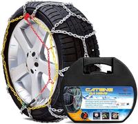 Ricambycar Catene da Neve 9 mm gruppo 120, Omologate Italia EN 16662-1, Montaggio Rapido, Catene auto Adatte ai pneumatici di suv e utilitarie