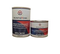 RICAMBYCAR Vernice Trasparente HS 1 LT e Catalizzatore HS Standard 0,5 LT - Finitura Brillante e Duratura - Facile da Applicare