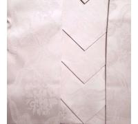 RICAMI FIORENTINI BALDI Tovaglia con tovaglioli, fiandra di cotone 100% "LONDRA. Made in Italy (Rettangolare cm 150x320 con 12 tovaglioli - panna)