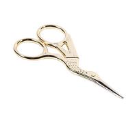 Ricamo Cicogna strumenti 3.7 pollici in acciaio inox Ricamo Cicogna strumenti per cucire Crane Shape Shears Cross Stitch Scissors(D'oro)