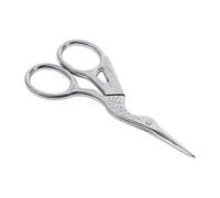 Ricamo Cicogna strumenti 3.7 pollici in acciaio inox Ricamo Cicogna strumenti per cucire Crane Shape Shears Cross Stitch Scissors(Argento)
