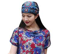 Ricamo Donne Fiori Cappello Stampa Etnico Vintage Messicano Rosso Cappellini Da Baseball Felici E Sempre Dopo Cappello Da Spi, Blu, Taglia unica