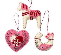 Ricamo In Feltro, Ricamo A Forma di , , Cuore, Set di Ricami,7740