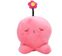 Ricamo Intricato Peluche Anime Bambola di Pezza Morbida Ideale per il Supporto della Cultura Otaku Come una Sorpresa Premurosa Durevole con Tessuti di Alta qualità (Polpo rosato)