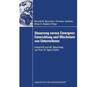 Ricarda B. Boun Steuerung versus Emergenz: Entwicklung und Wa (Copertina rigida)