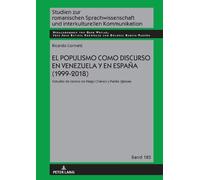 Ricardo Connett El populismo como discurso en Venezuela y en (Copertina rigida)