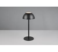 RICARDO LAMPADA DA TAVOLO RICARICABILE METALLO E PLASTICA NERA REGOLAZIONE INTESITA' TOUCH IP 54 H.30CM LED 3000K 240LM 1,7W