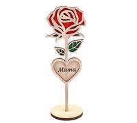 Ricardonty Wood Mama Rose Regali per Mamma Rosa, Regali di Rose per e Migliori Regali per Le Rose Madri