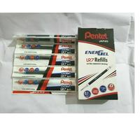 Ricarica 40 PENTEL per ENERGEL ROLLER GEL PEN LR7 NERO | 0,7 mm | scrittura...