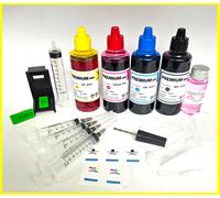 Ricarica 500 ML inchiostro cartucce canon pg 540 cl 541 2x100 ml nero e 3 x100