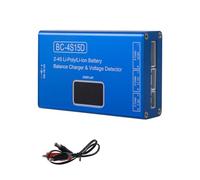 Ricarica batteria 4S15D per 2-4S con display voltaggi in tempo reale e alta precisione di carica per migliorare la sicurezza