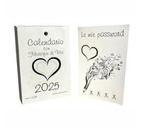 RICARICA - Calendario 2026 con Filosofie di vita con OMAGGIO il diario ' le mie password' - RICAMBIO CM 9,5 X 13,8#1