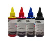 Ricarica Cartucce 4 Flaconi 100ml inchiostro pigment per CANON