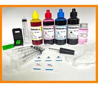 ricarica cartucce inchiostro compatibile hp 337 nero e 338 colore + refill clip