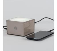 Ricarica cellulare USBOX con Porta USB 10x10xh6,5 cm colore Champagne avorio
