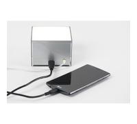 Ricarica cellulare USBOX con Porta USB 10x10xh6,5 cm colore grigio chiaro grigio