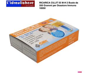 RICARICA CILLIT 55 M-H 2 BUSTE DA 350 GRAMMI per DOSATORE IMMUNO 10050