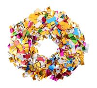 Ricarica Coriandoli Metallici per Macchina Elettrica, 1 Kg | Colori Vivaci e Resistenti allo Sbiadimento, Taglio Standard, Fluttuazione Leggera, per Feste e Ritrovi
