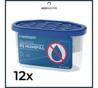 Ricarica deumidificatore ambiente 12 x 400 ml senza profumo inodore Wessper P...