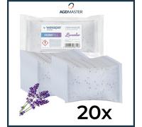 Ricarica deumidificatore ambiente 20 x 250 g lavanda protegge da muffe, odori