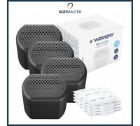 Ricarica deumidificatore ambiente 4 x 250 g set 90 giorni Wessper P2...