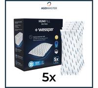 Ricarica deumidificatore ambiente 5 x 500 g assorbitore di umidità 40 m²...