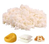 Ricarica di Memory Foam triturato per Imbottitura di Pouf 1 kg Imbottitura per Cuscini Senza Particelle di Gel aggiunte Morbida e Ottima per l' di Cuscini per Cani.