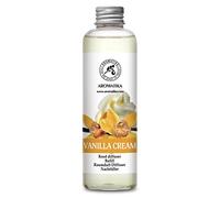 Ricarica Diffusore Profumato Crema alla Vaniglia 200ml - Dolce Profumo per la Casa - Deodorante per Ambienti - Aromaterapia - Aromatizzatore d'Aria per Interni - Diffusore Canna Profumata