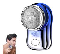 Ricarica Elettrica Per Toilette Per Gli Uomini: Trimmer Per Barba A Ricarica Rapida Con Display Digitale | Casta Di Potenza Compatta Per L'Igiene Degli Uomini | Mini Rasoio A Tempesta Per Il Viso,