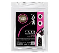 RICARICA Fibre Capelli Castano Chiaro 100g - Polvere Volumizzante Capelli per Nascondere la Caduta dei Capelli e la Calvizie - Fibre Cheratina per Capelli - Polvere per Capelli Uomo e Donna