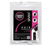 RICARICA Fibre Capelli Castano Scuro 100g - Polvere Volumizzante Capelli per Nascondere la Caduta dei Capelli e la Calvizie - Fibre Cheratina per Capelli - Polvere per Capelli Uomo e Donna