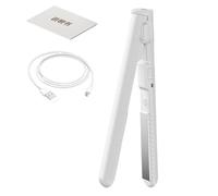 Ricarica Flat Iron, Hair Styling Appliance, Hair Curler Tools, USB Charging Travel Flat Iron, 2-in-1 Curling Iron and Straightener for Women, Portable Hair Styling Tool, Iron for Curly and