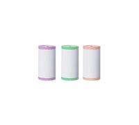 Ricarica for fotocamera istantanea for bambini, carta fotografica colorata con bordo, carta termica for stampa HD non adesiva for stampante per Terminale POS(3 Rolls Edge)