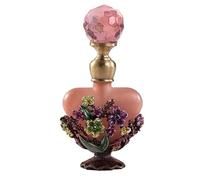 Ricarica for profumo vintage da 15 ml, dipinta a mano, piccole bottiglie vuote ricaricabili, decorazione for matrimonio in metallo e vetro.(39x21x76mm)