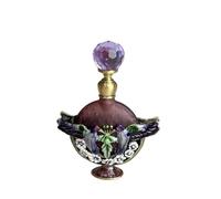 Ricarica for profumo vintage da 15 ml, dipinta a mano, piccole bottiglie vuote ricaricabili, decorazione for matrimonio in metallo e vetro.(67x17x92mm)
