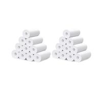 Ricarica for stampa istantanea for fotocamera for bambini, stampa termica for fotocamera istantanea, rotoli di stampa fotografica non adesivi bianchi da 57x25 mm Rotoli Di Carta Termica(20 Rolls)